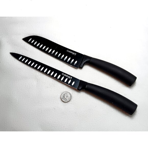 Cuisinart knives set of 2 - non-stick, black handles 7SAN, 8CR - Picture 2 of 3